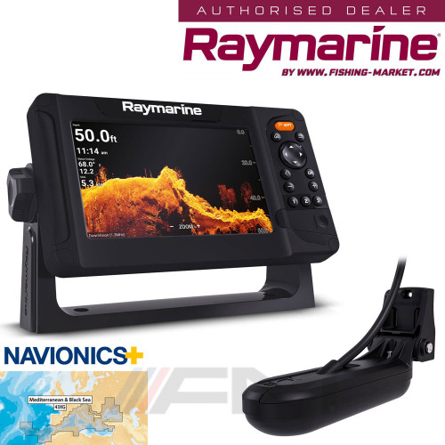 RAYMARINE Element 7HV GPS с 4 в 1 HyperVision 3D сонда и карта NAVionics+ / BG Menu